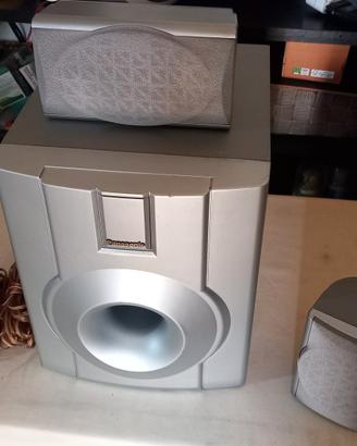 Panasonic  subwoofer + centrale e 2 casse