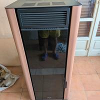 termostufa pellet Alysa new Idro 34 kW moka kalon