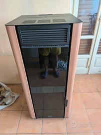 termostufa pellet Alysa new Idro 34 kW moka kalon