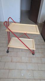 carrello portavivande vintage 