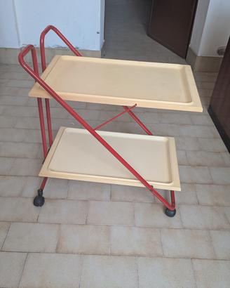 carrello portavivande vintage 