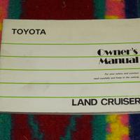 libretto uso e manutenzione TOYOTA LAND CRUISER