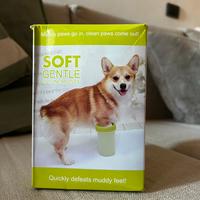 Pulitore portatile per zampe di cani