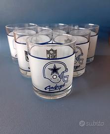 6 bicchieri Dallas Cowboys Mobil e NFL rugby