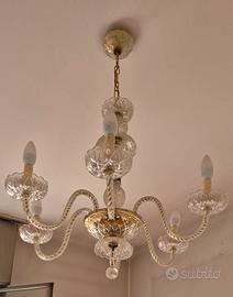 Lampadario Swarovski e clip 