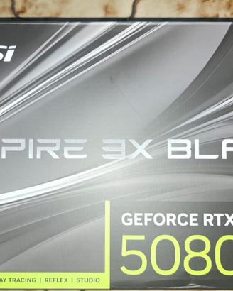 Rtx 5080 Msi inspire Black