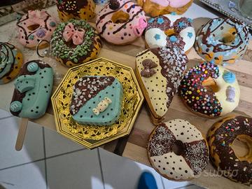 colombe ,biscotti e dolcetti finti