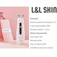 Massaggiatore VISO ad ultrasuoni 3in1 L&L Sikn VIA