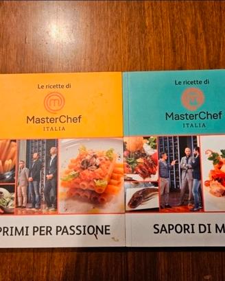 Set 2 libri di ricette Masterchef 2015