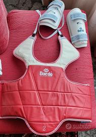Set protezioni taekwondo 