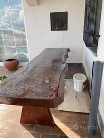 Set taverna in legno massello – panche e sedie