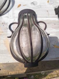 lanterne vari modelli in vetro artigianale e ferro