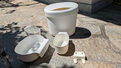 contenitore per fasciatoio 