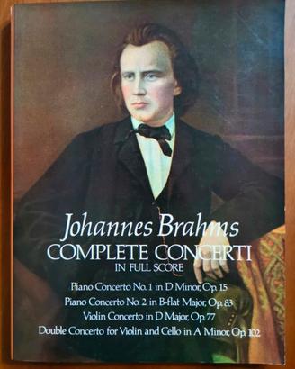 Brahms - COMPLETE CONCERTI IN FULL SCORE - Dover