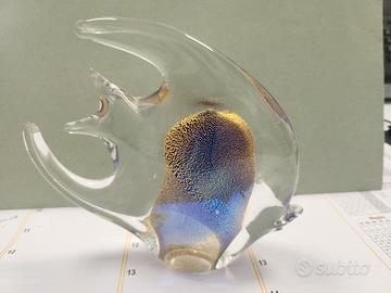 scultura pesce vetro di Murano