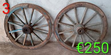 Ruote in legno antiche
