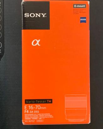 Obbiettivo SONY SEL 16-70 f4 ZA OSS
