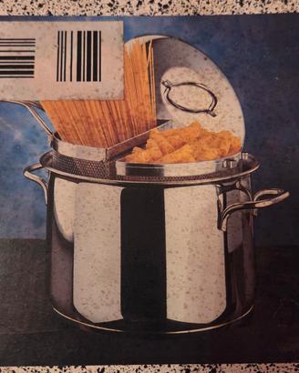 Pentola acciaio inox a 2 cestelli della Frabosk 