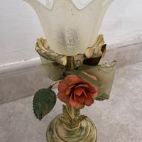 Lampada a forma di fiore vintage