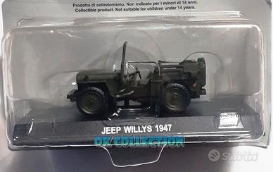 Modellino Carabinieri scala 1/43 JEEP WILLYS 1947