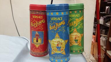 Versace jeans tre barattoli vuoti