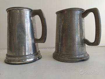 Coppia di boccali inglesi