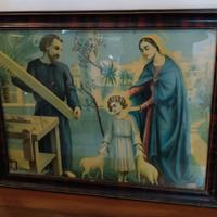 quadro religioso antico vintage d epoca
