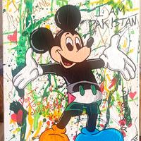 Quadro Topolino "No War" 40x50cm