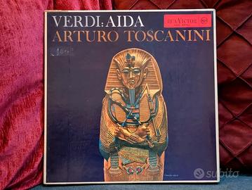 Cofanetto 3 LP box set Aida, Verdi