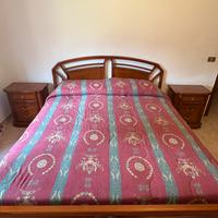 Camera letto matrimoniale completa radica di noce