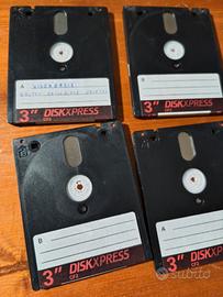 Dischi floppy da 3" retrogaming retrocomputing 