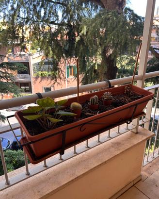 Balconiera e vasi da balcone