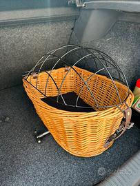 Trasportino per cani da bicicletta