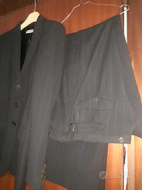 tailleur pantalone donna nero emporio armani 