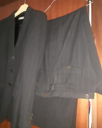 tailleur pantalone donna nero emporio armani 