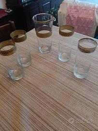 Set bicchieri vintage