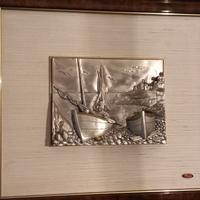Quadro in alto rilievo, Ranieri, argento 800