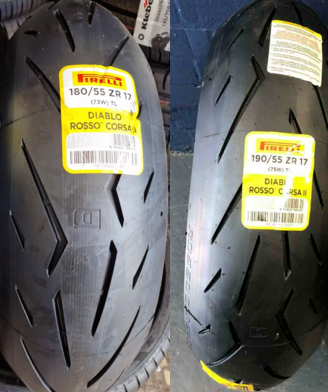 Gomme moto in mescola ed altro