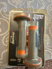Coppia manopole Domino moto off road