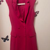 Blazer Dress fuxia
