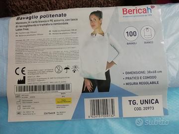 Bavaglio politenato con tasca 