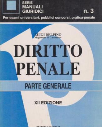 Delpino Diritto penale Parte generale Simone 1998