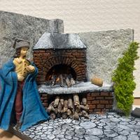 presepe  scena Forno