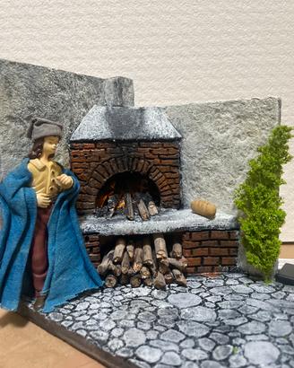 presepe  scena Forno