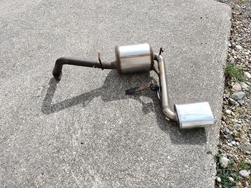 scarico sportivo Toyota Yaris 1.0 69cv 2011