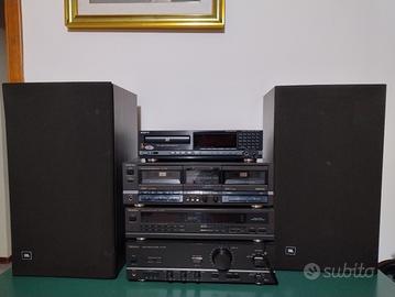 Impianto hi-fi anni '90 TECHNICS/JBL  revisionato