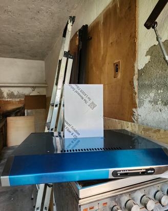 cappa elica nuova libera installazione 