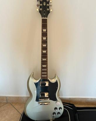 Epiphone SG standard silver mist
