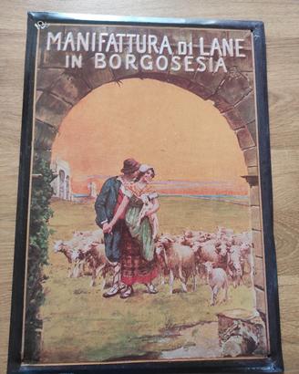 Targa Pubblicitaria Lane Borgosesia 