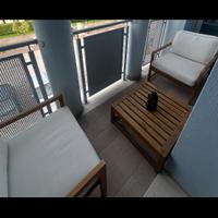 Poltroncine e tavolino da esterno